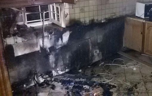 Cossato: Corto circuito causa un incendio in via Imer Zona