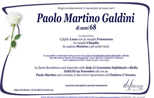 Paolo Martino Galdini Paolo Martino Galdini