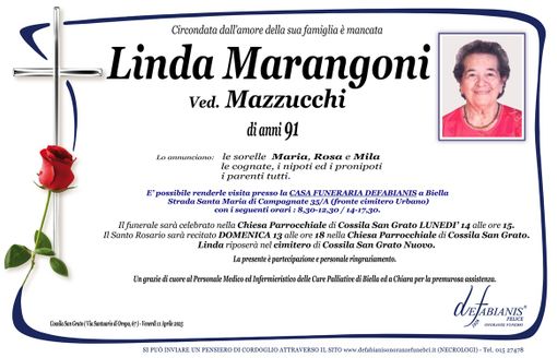 Linda Marangoni, ved. Mazzucchi
