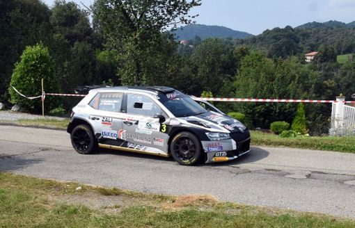 37° Rally Lana,  Ivan Carmellino  chiude in testa la prima giornata