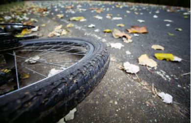 Magnano: Ciclista colpito da una pianta sulla strada della Broglina
