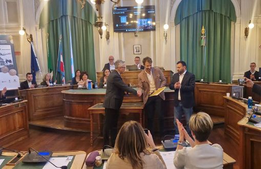 Al pilota biellese Pinzano l'omaggio della Città di Biella