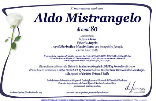 Aldo Mistrangelo