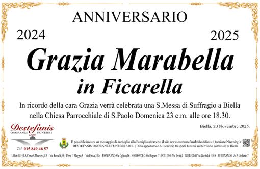 Grazie Marabella in Ficarella
