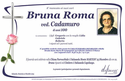 Bruna Roma, ved. Cadamuro