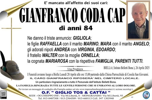 Gianfranco Coda Cap