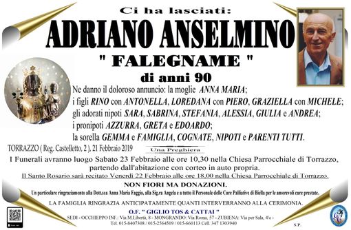 Adriano Anselmino "Falegname"