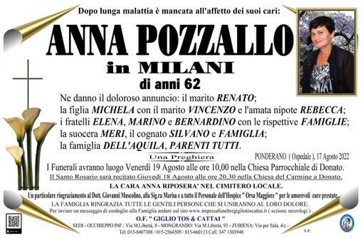 Anna Pozzallo, in Milani
