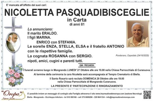 Nicoletta Pasquadibisceglie in Carta