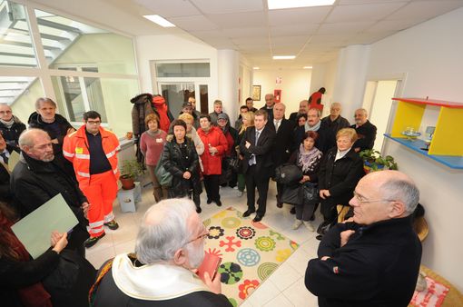 La benedizione della nuova sede dei Servizi di Riabilitazione
