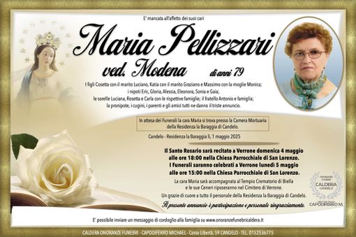 Maria Pellizzari ved. Modena Maria Pellizzari ved. Modena