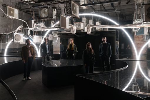 Il Terzo Paradiso di Pistoletto apre la Biennale di Architettura di Venezia (foto di Riccardo Banfi)