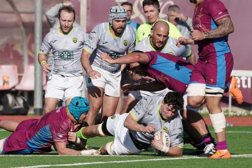 Biella Rugby si arrende a Roma: 68 - 14 per le Fiamme Oro Rugby - Foto Paolo Cerino Biella Rugby si arrende a Roma: 68 - 14 per le Fiamme Oro Rugby - Foto Paolo Cerino