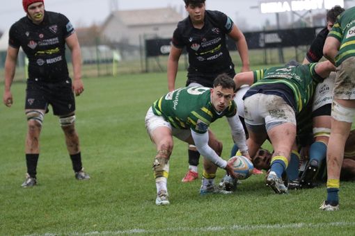 Biella Rugby pareggia contro Petrarca Padova: "Il meteo protagonista assoluto" - Foto Anna Goat.