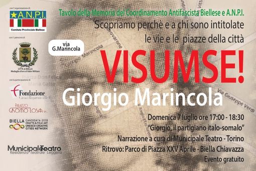 Terzo appuntamento di Visumse!, alla scoperta di Giorgio Marincola Terzo appuntamento di Visumse!, alla scoperta di Giorgio Marincola