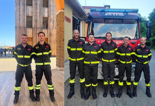 Vigili del Fuoco: Cinque nuovi volontari al distaccamento di Cossato