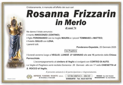 Rosanna Frizzarin in Merlo