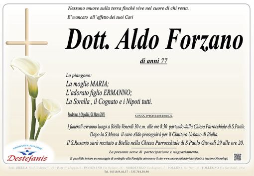 Dott. Aldo Forzano