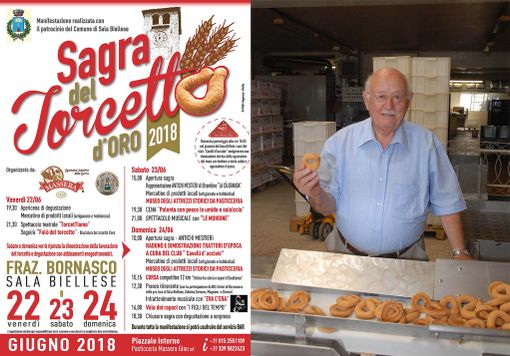 Sala Biellese: Massera presenta la prima “Sagra del Torcetto d’Oro” Sala Biellese: Massera presenta la prima “Sagra del Torcetto d’Oro”