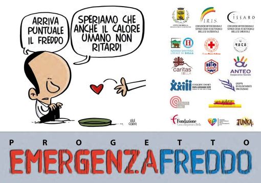 Emergenza freddo, si cercano volontari