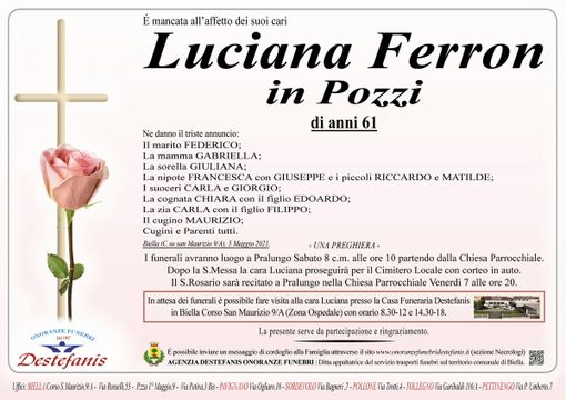 Luciana Ferron in Pozzi