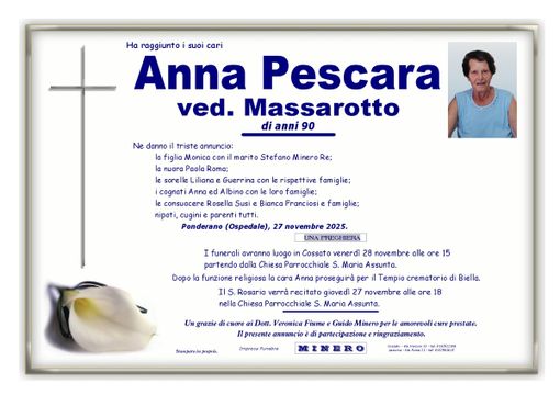 Anna Pescara, ved. Massarotto