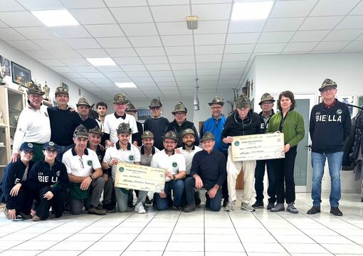 Alpini, bella iniziativa a Ponderano nel segno della solidarietà