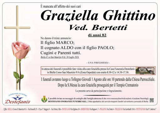 Graziella Ghittino ved. Bertetti Graziella Ghittino ved. Bertetti