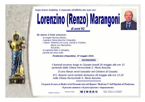 Lorenzino (Renzo) Marangoni