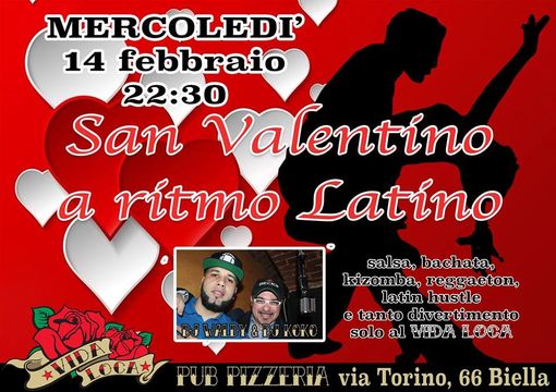 Questa sera San Valentino a ritmo latino al Vida Loca