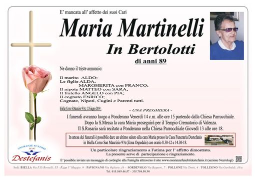 Maria Martinelli in Bertolotti
