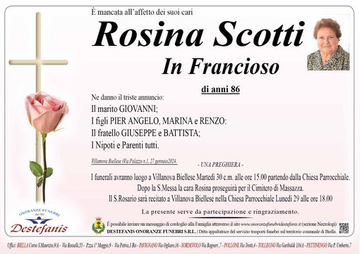 Rosina Scotti in Francioso