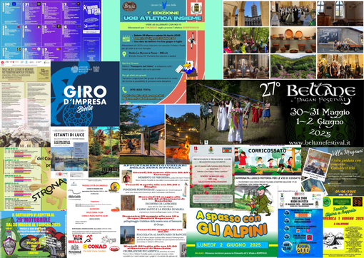 Tante cose da fare a Biella nel we del 30, 31, 1 giugno e 2 giugno Tante cose da fare a Biella nel we del 30, 31, 1 giugno e 2 giugno