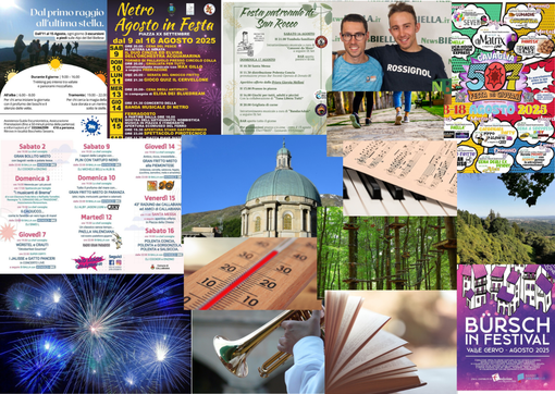 Tante cose da fare a Biella nel we del 15, 16 e 17 agosto Tante cose da fare a Biella nel we del 15, 16 e 17 agosto