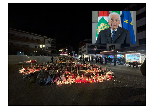 Crans-Montana, Martigny ricorda le 40 vittime: Mattarella incontra i familiari di Elsa e Leonardo