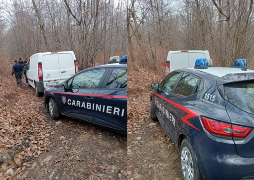 Amianto abbandonato nel bosco, a Zubiena e a Magnano Amianto abbandonato nel bosco, a Zubiena e a Magnano
