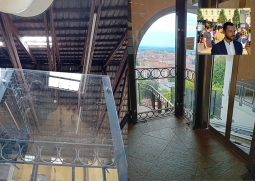 Grandi pulizie all'ex funicolare, è tornata come nuova. Maiolatesi: "Doveroso nei confronti della città"