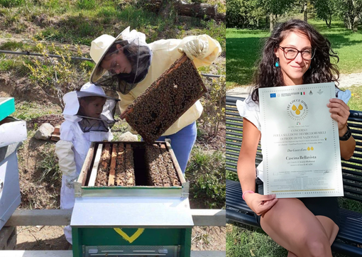Apicoltrice da tre anni, Miriana di Valdengo tra i premiati al "Tre Gocce d'oro grandi mieli d'Italia"