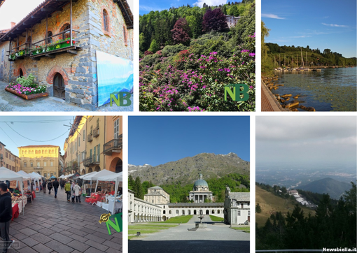 Le sei mete più visitate nel Biellese Le sei mete più visitate nel Biellese