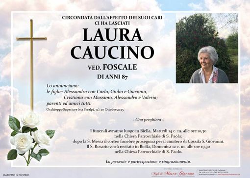 Laura Caucino ved. Foscale