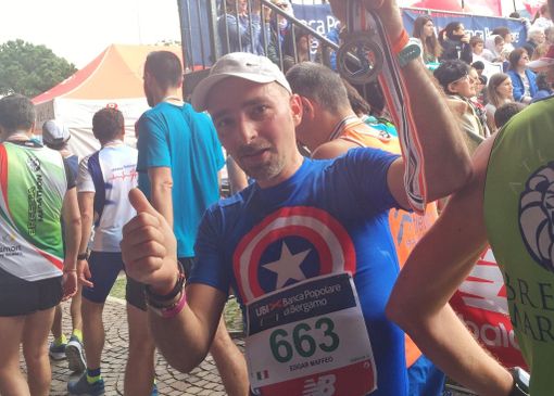 Edgar Maffeo, debutto positivo alla Sarnico Lovere Run