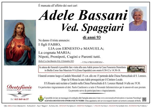 Adele Bassani Ved.Spaggiari Adele Bassani Ved.Spaggiari