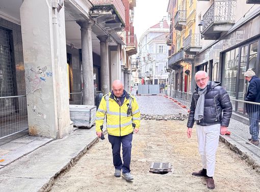 Biella, riqualificazione di via Italia: Franceschini presente al via del secondo lotto del cantiere