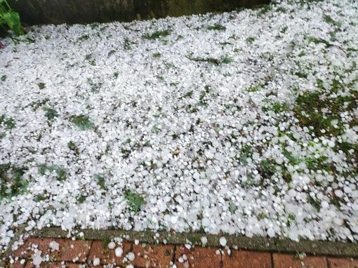 Allerta gialla nel sud del Piemonte, temporali in arrivo con rischio grandine (foto di repertorio)
