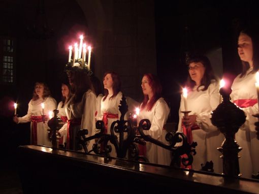 Oropa, festa di Santa Lucia con il coro svedese di Enköping