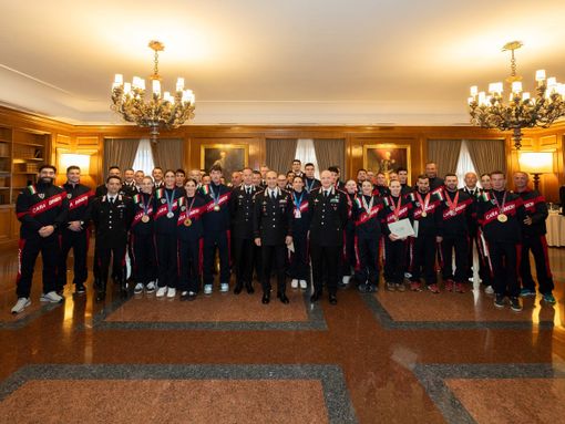Incontro del Comandante Generale, Gen. C.A. Salvatore Luongo, con gli atleti dell’Arma medagliati