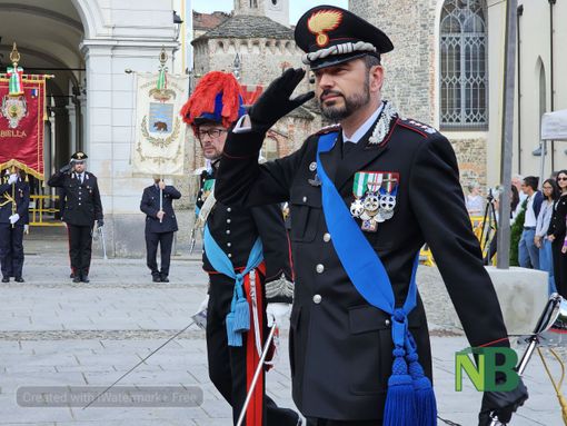Sette cittadini "premiati" dai Carabinieri, Col. Giacometti: "Non siamo soli nel nostro operare quotidiano", foto Angela Lobefaro per newsbiella.it