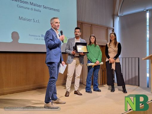 Edizione 2025: vincitori di Premio +bellezza in Valle, Maiser Serramenti e Villa Magnani FOTO Nicola Rasolo per newsbiella.it
