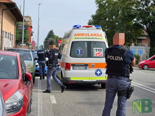 Biella, lite violenta in via Milano: intervengono Carabinieri, Polizia e 118 - Servizio di Giuliana Mosca e G. Ch.