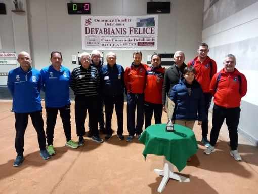 Bocce, Piatto vince il campionato Alto Piemonte: in campo 38 terne
